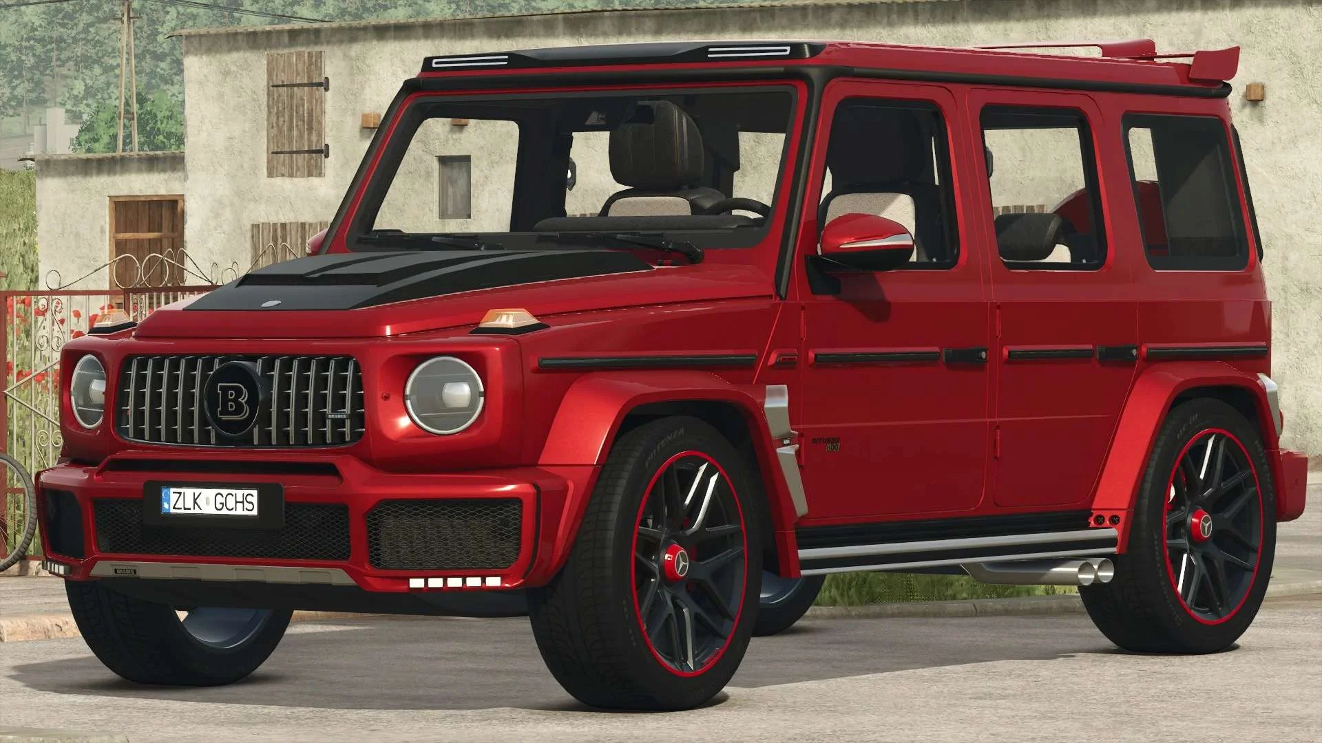 FS25 Mercedes Brabus G800 v1.0 Cars Mod FS25 Mod Free Download