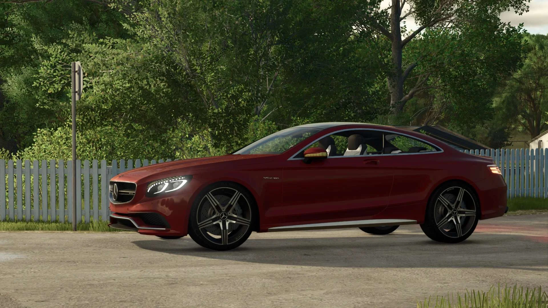 FS25 Mercedes S500 Coupe v1.0 Cars Mod FS25 Mod Free Download