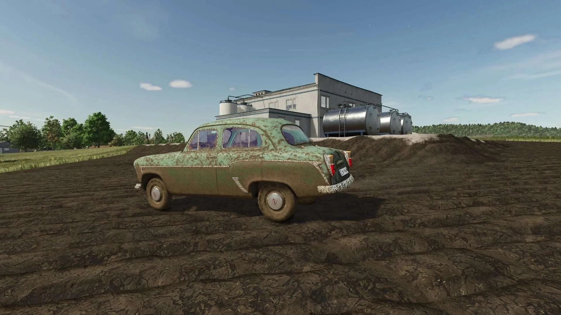 FS25 Moskvitch 407 v1.0.0.1 Cars Mod FS25 Mod Free Download