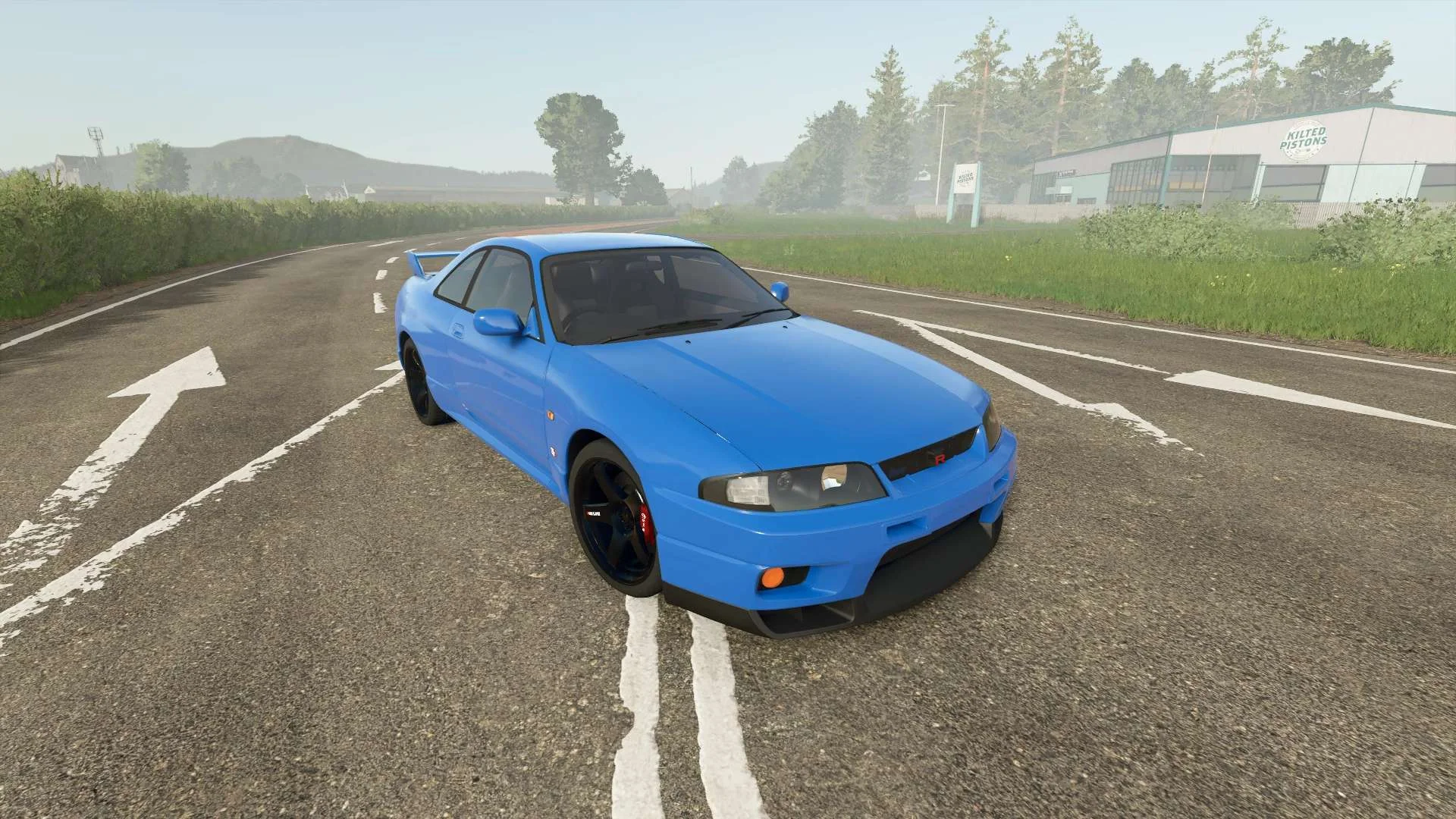 FS25 Nissan Skyline GT-R R33 V-SPEC 1995 V1.0 Cars Mod FS25 Mod Free Download