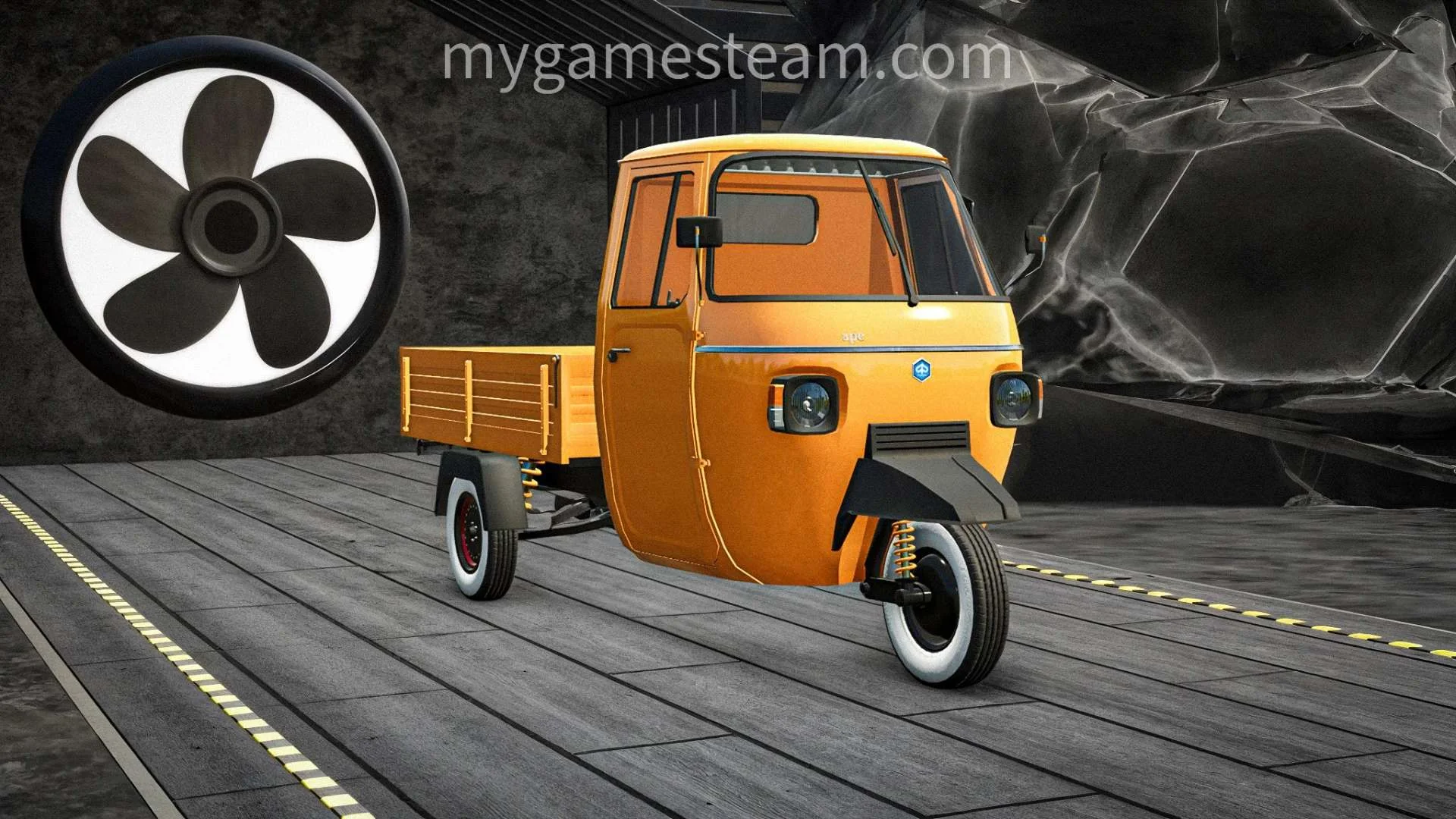 FS25 Piaggio Ape P601 V1.1 Cars Mod FS25 Mod Free Download
