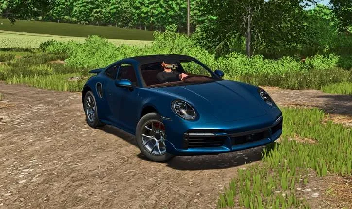 FS25 Porsche 911 Turbo S v1.0 Cars Mod FS25 Mod Free Download