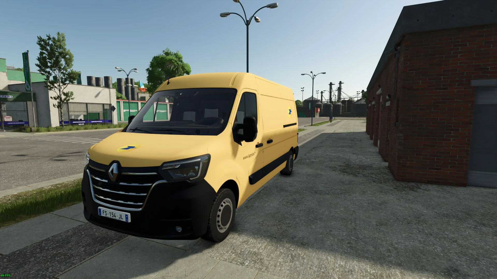 FS25 Renault Master 2020 – La Poste Edit V1.0 Cars Mod FS25 Mod Free Download