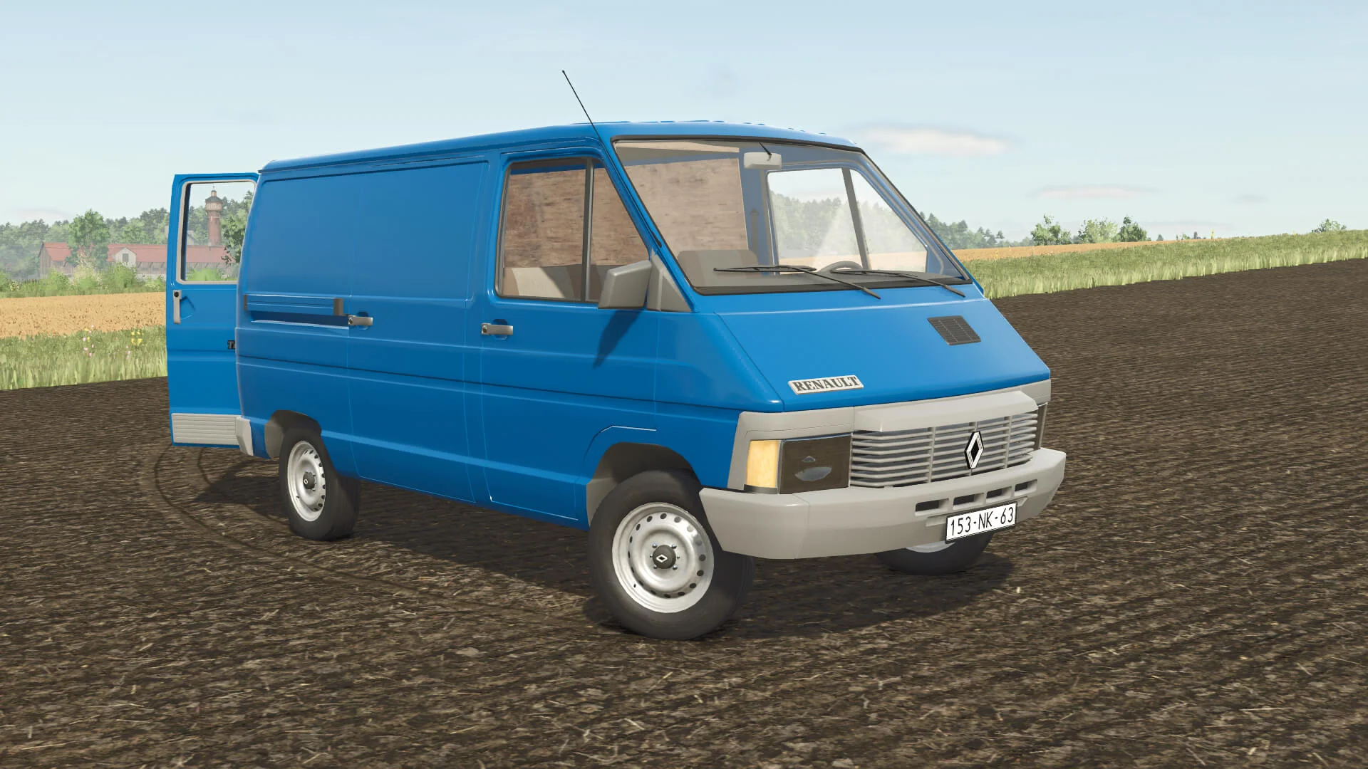 FS25 Renault trafic V1.0 Cars Mod FS25 Mod Free Download