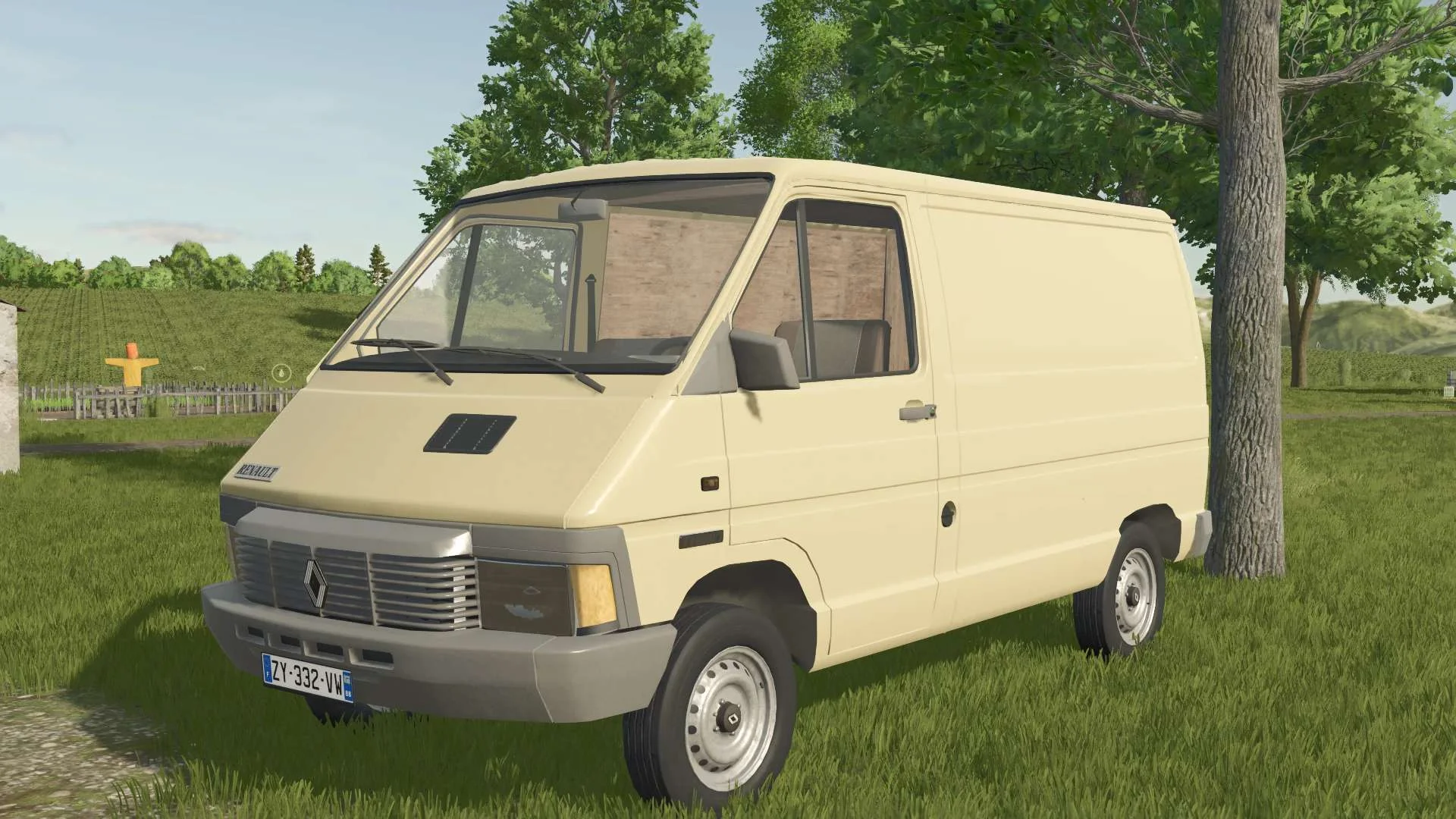 FS25 Renault trafic V1.1 Cars Mod FS25 Mod Free Download