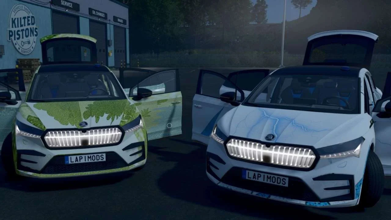 FS25 Skoda Enyaq Coupé v1.0 Cars Mod FS25 Mod Free Download