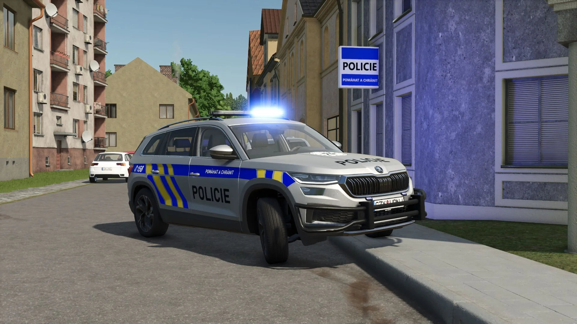 FS25 Skoda Kodiaq (czech police) V1.0 Cars Mod FS25 Mod Free Download