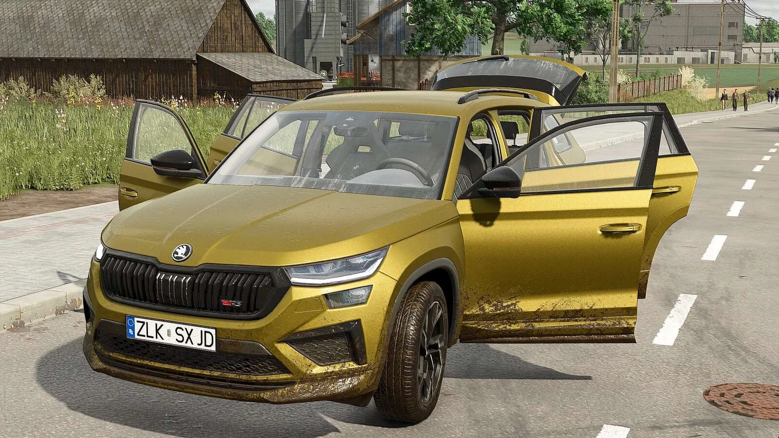 FS25 Skoda Kodiaq RS Plus v1.0 Cars Mod FS25 Mod Free Download