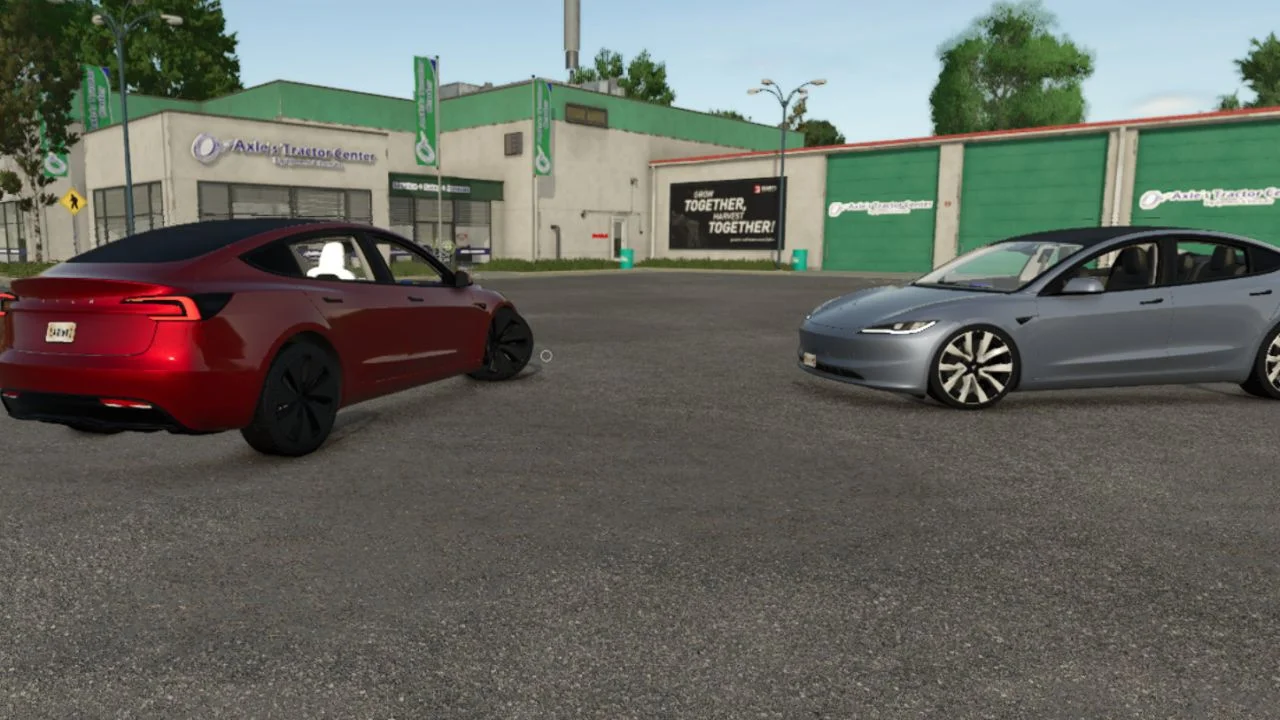 FS25 Tesla Model 3 2025 V1.0 Cars Mod FS25 Mod Free Download