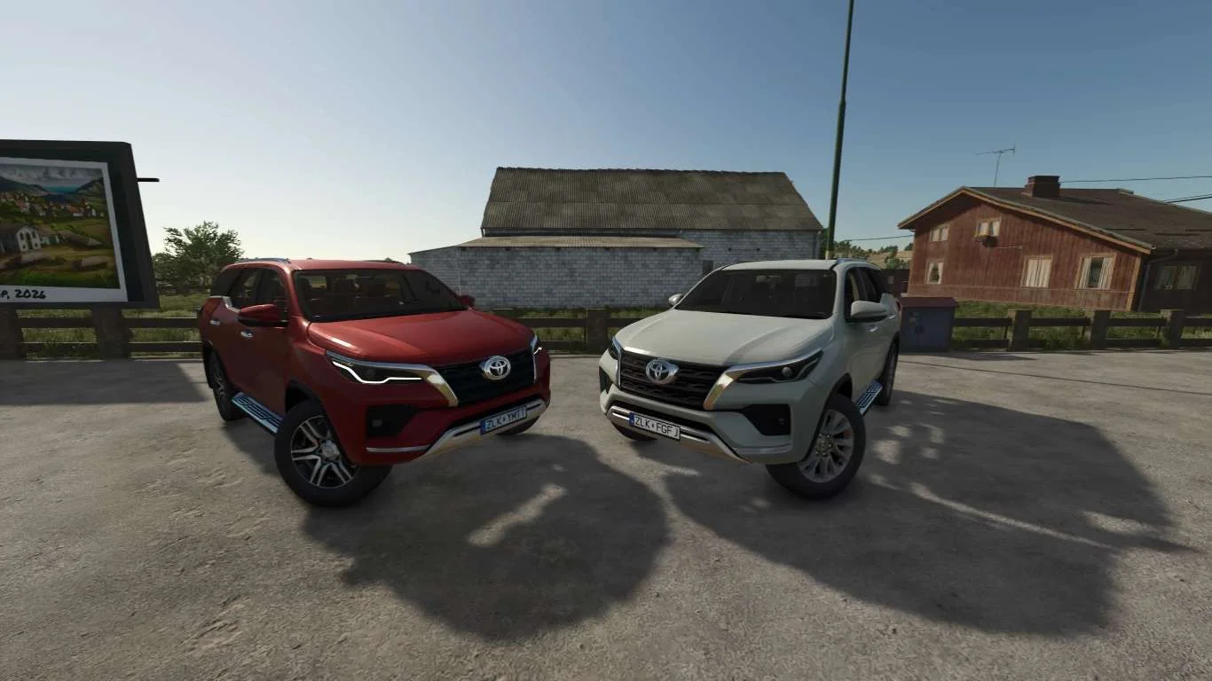 FS25 Toyota Fortuner 2022 v1.0.0.1 Cars Mod FS25 Mod Free Download