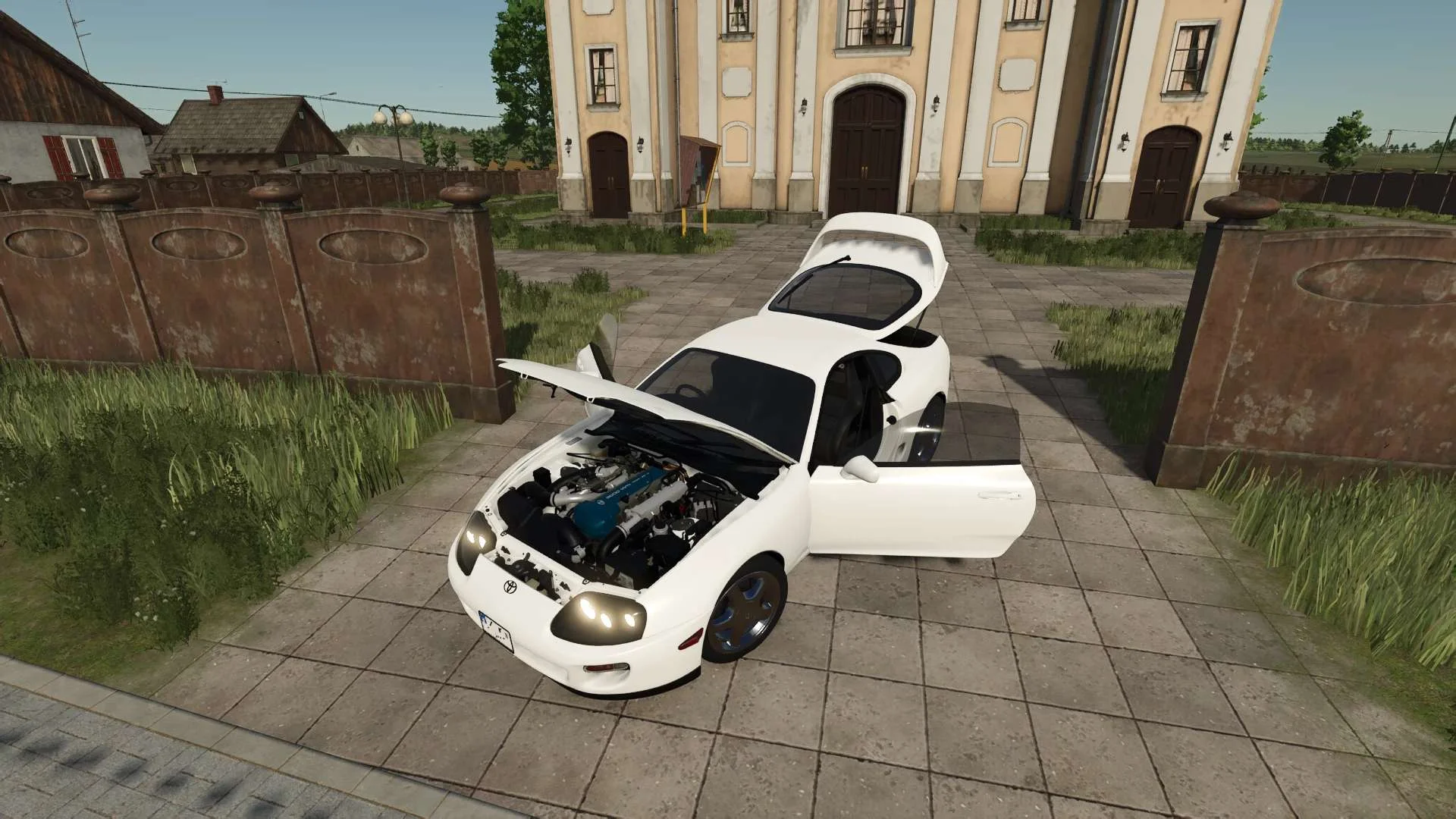 FS25 Toyota Supra RZ MK4 1998 V1.0 Cars Mod FS25 Mod Free Download