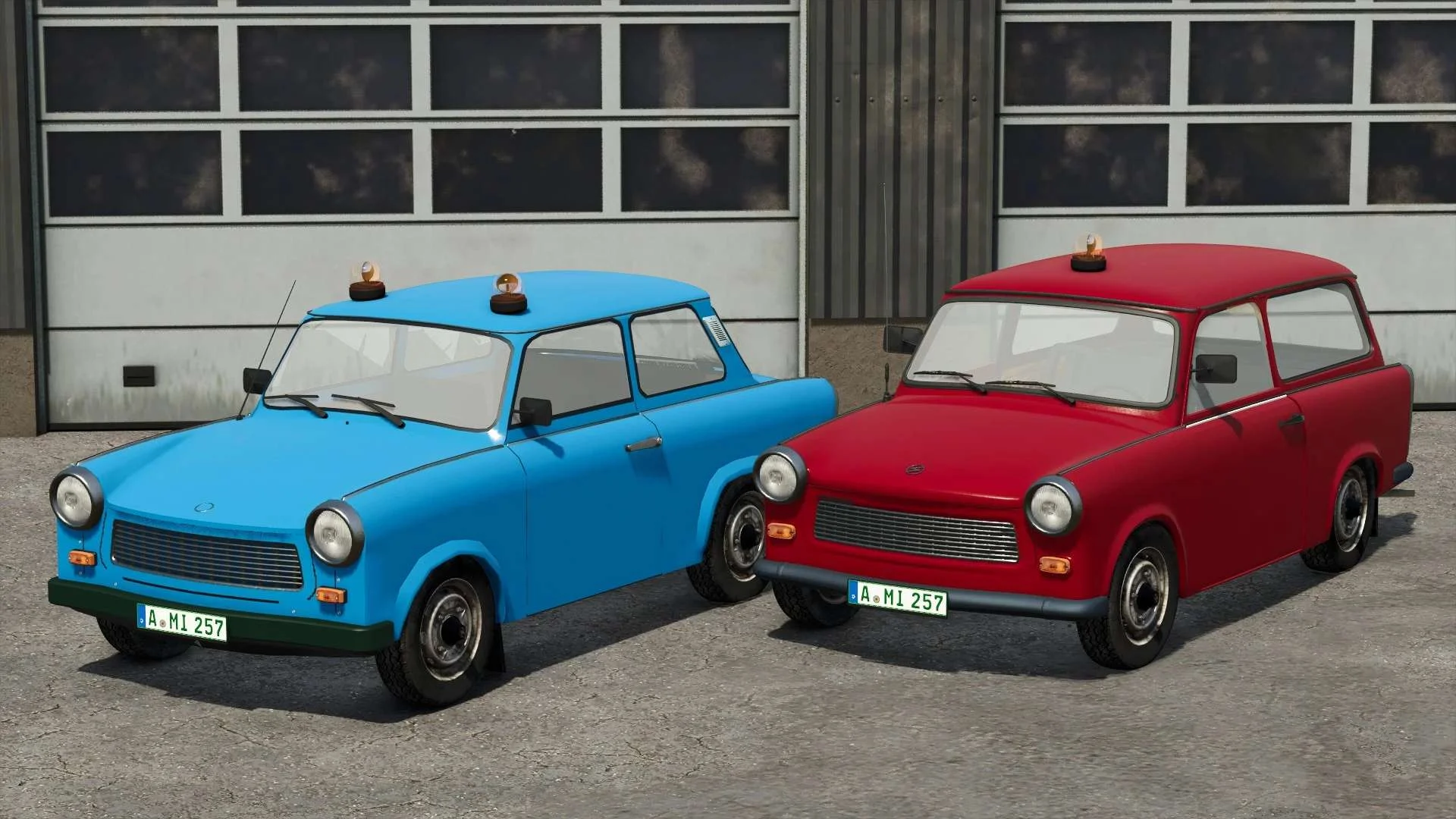 FS25 Trabant 601 & 601S Kombi v1.0 Cars Mod FS25 Mod Free Download