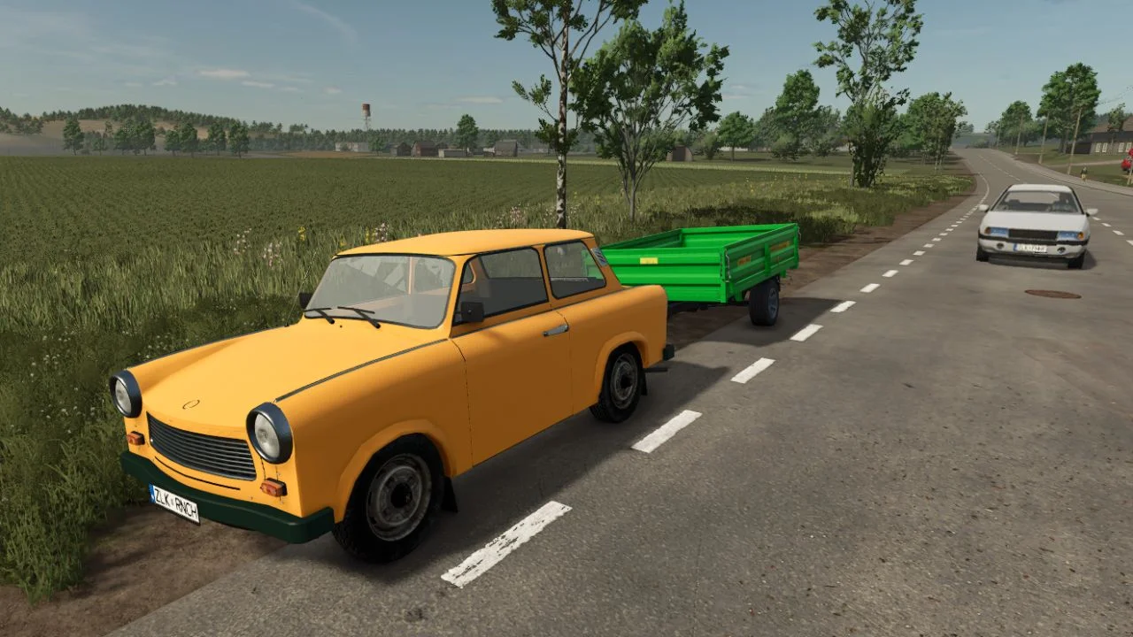 FS25 Trabant 601 V1.0 Cars Mod FS25 Mod Free Download