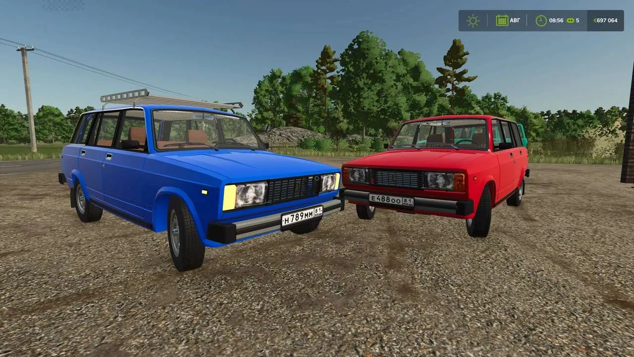 FS25 VAZ 2104 v1.0.0.2 Cars Mod FS25 Mod Free Download