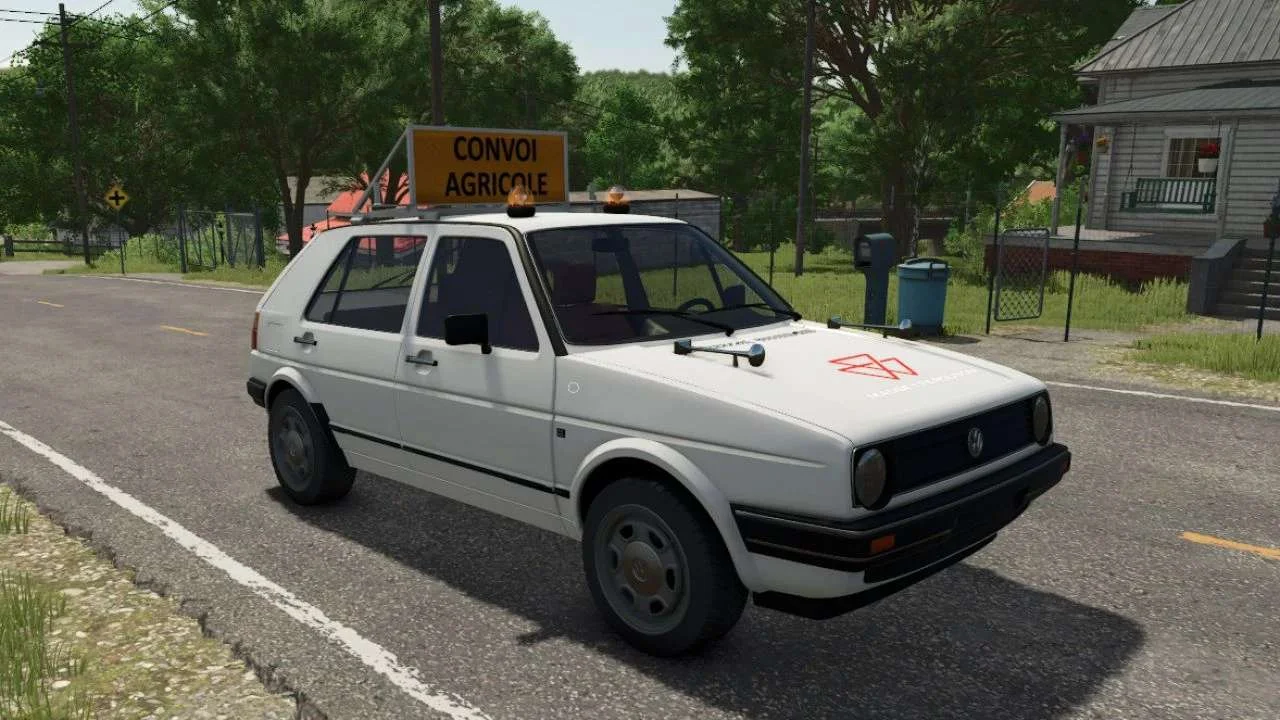 FS25 Volkswagen Golf II GL Edit v1.0 Cars Mod FS25 Mod Free Download