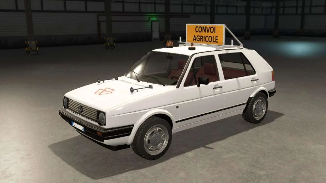 FS25 Volkswagen Golf II GL Edit v1.2 Cars Mod FS25 Mod Free Download