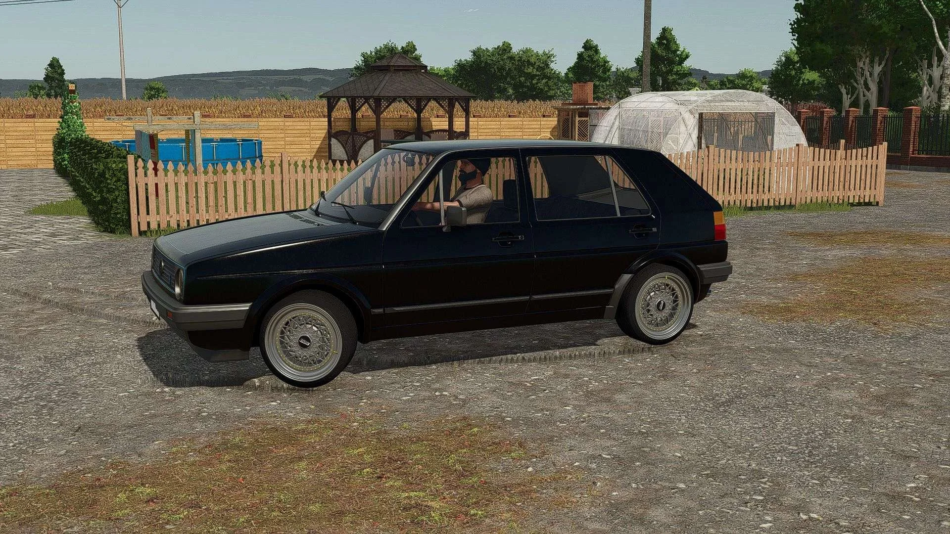 FS25 Volkswagen Golf II Tuning v1.0 Cars Mod FS25 Mod Free Download