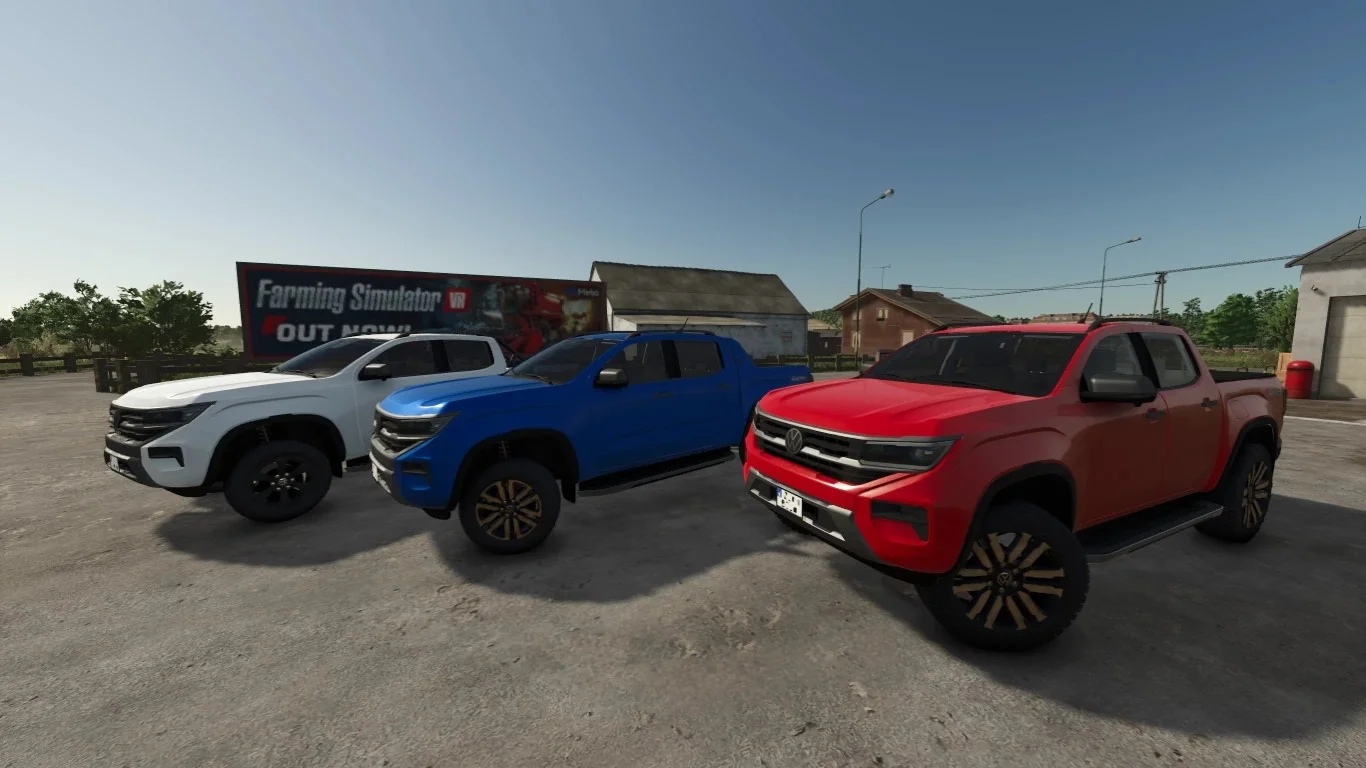 FS25 VW AMAROK 2025 v2.0 Cars Mod FS25 Mod Free Download