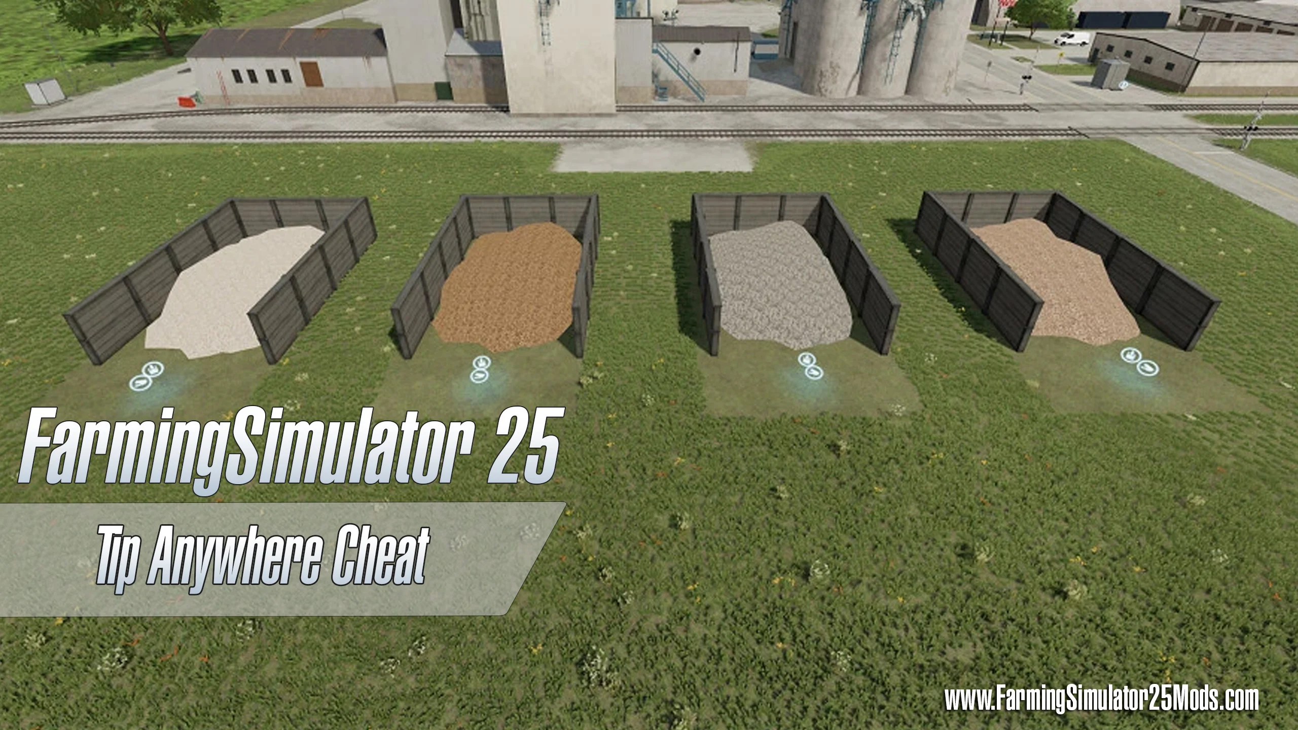 FS25 Tip Anywhere Cheat on Farming Simulator 25 Cheats Mod FS25 Mod Free Download