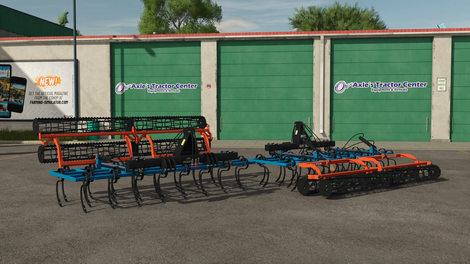 FS25 Ekicifen Kamer 4032 Cultivator v1.0 Cultivators Mod FS25 Mod Free Download
