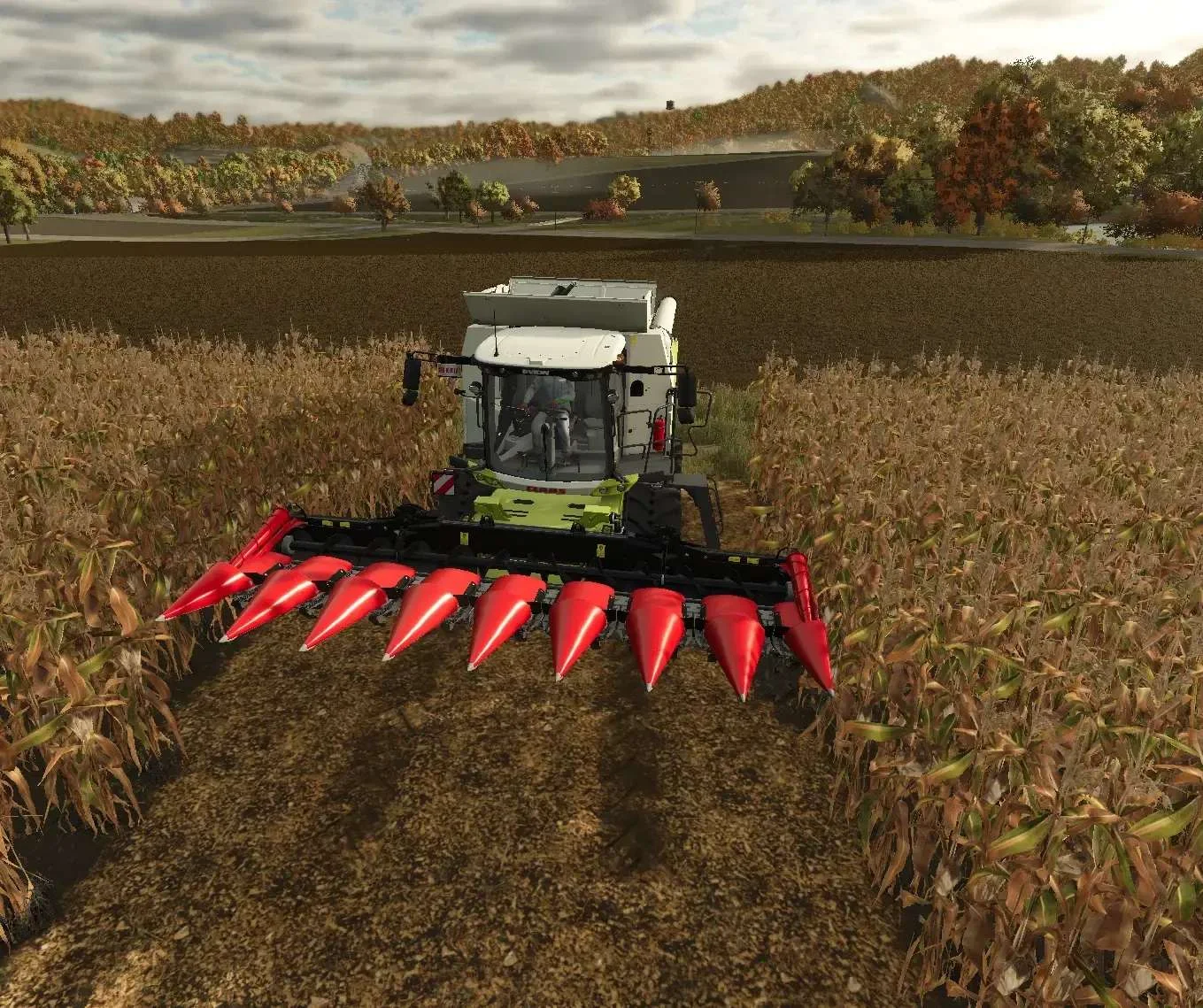 FS25 Capello Diamant 8 corn header with mulching function v1.0 Cutters Mod FS25 Mod Free Download