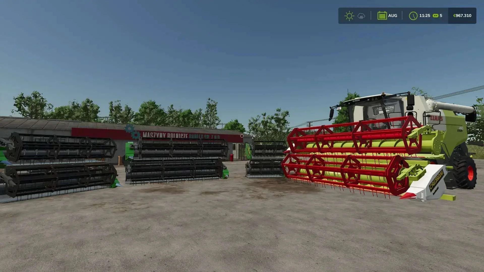 FS25 Cressoni Schneidwerkpack v1.5.0.25 Cutters Mod FS25 Mod Free Download