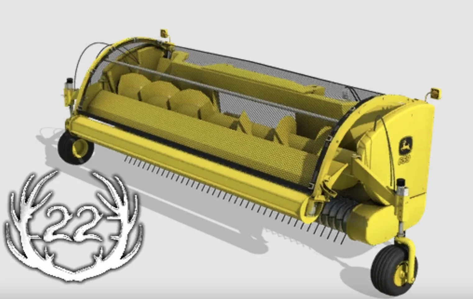 FS25 John Deere 659 pickup v1.0 Cutters Mod FS25 Mod Free Download