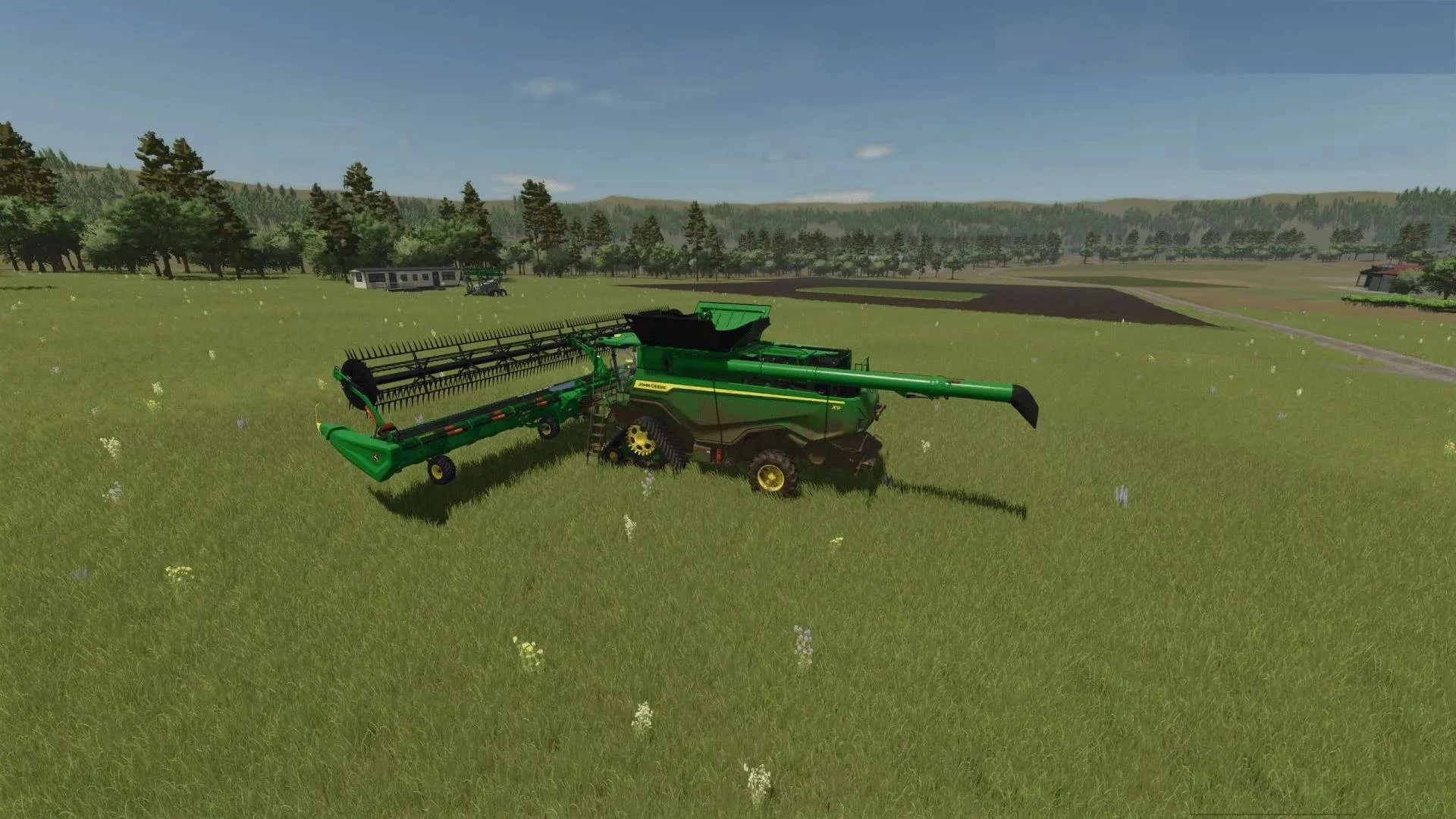 FS25 John Deere X9 HD50F v1.0 Cutters Mod FS25 Mod Free Download