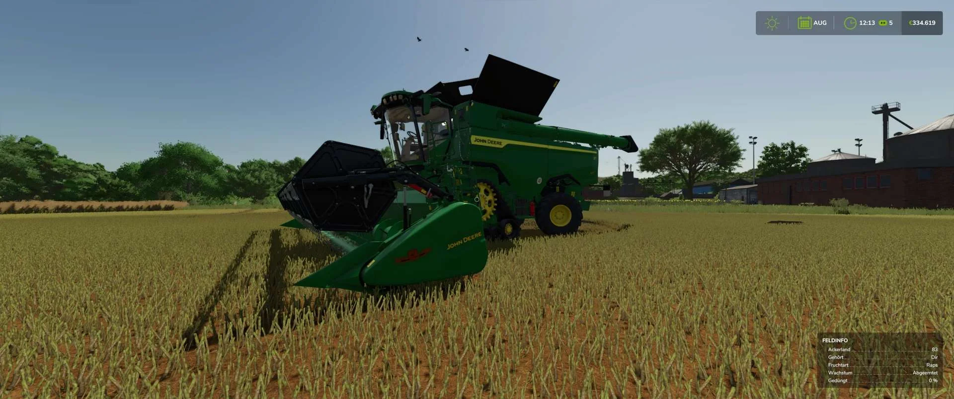 FS25 Varifeed 28ft For New Holland, Claas, Case, John Deere and Fendt v1.0 Cutters Mod FS25 Mod Free Download