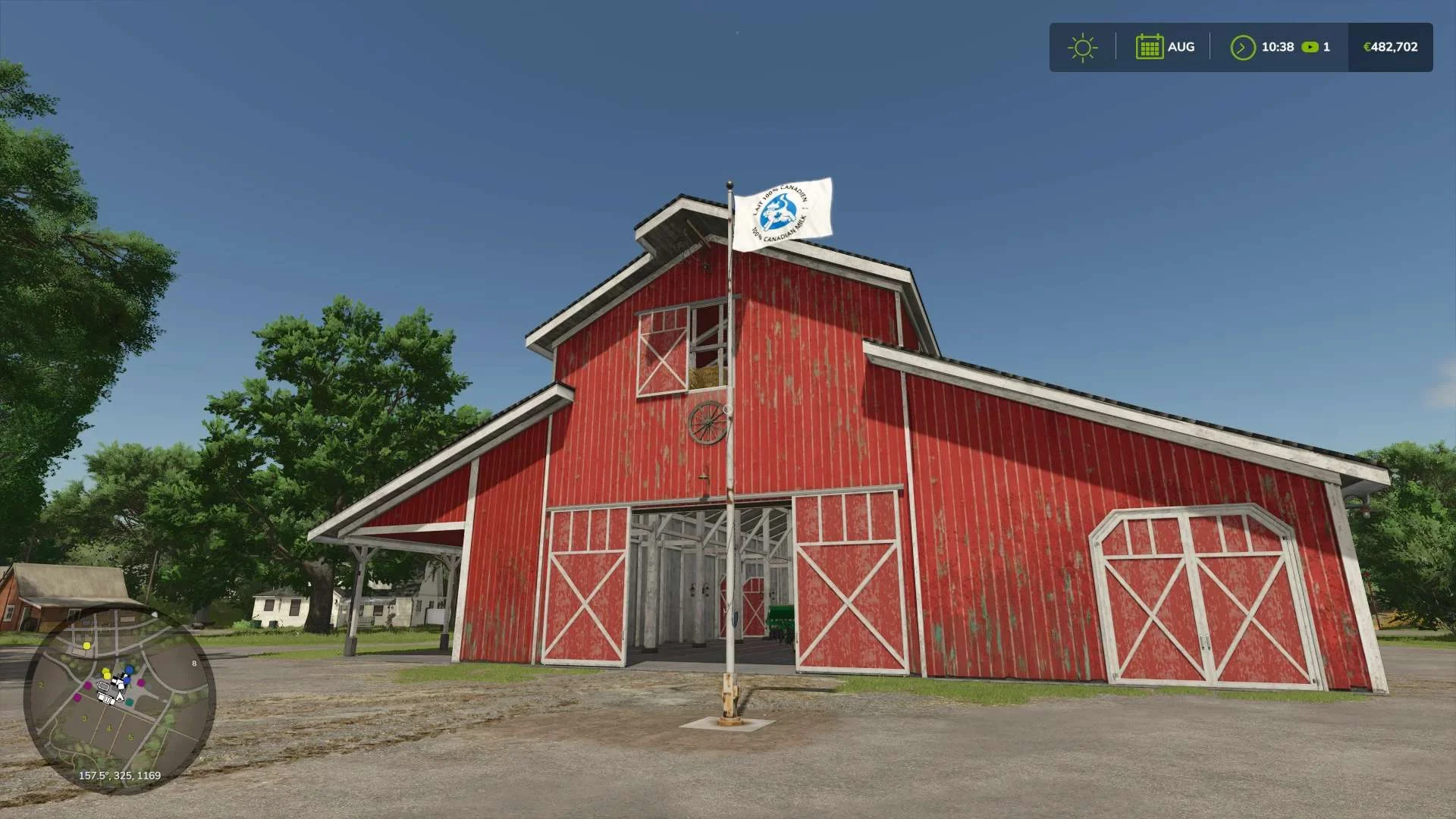 FS25 100% Canadian Milk v1.0 Objects Mod FS25 Mod Free Download