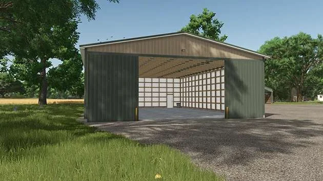 FS25 100×55 Shop v1.0 Objects Mod FS25 Mod Free Download