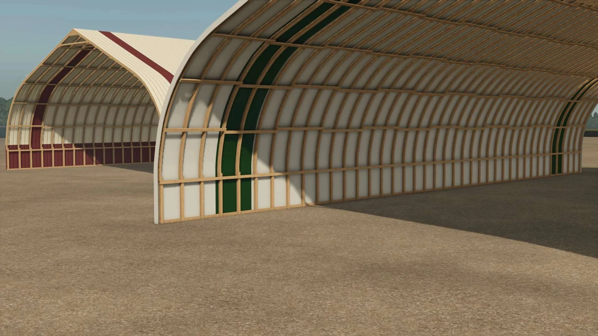 FS25 110×60 Drive Through Shed v1.0 Objects Mod FS25 Mod Free Download