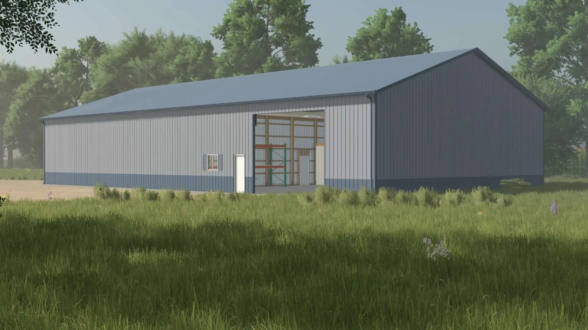 FS25 54×104 Shed/Shop v1.0 Objects Mod FS25 Mod Free Download