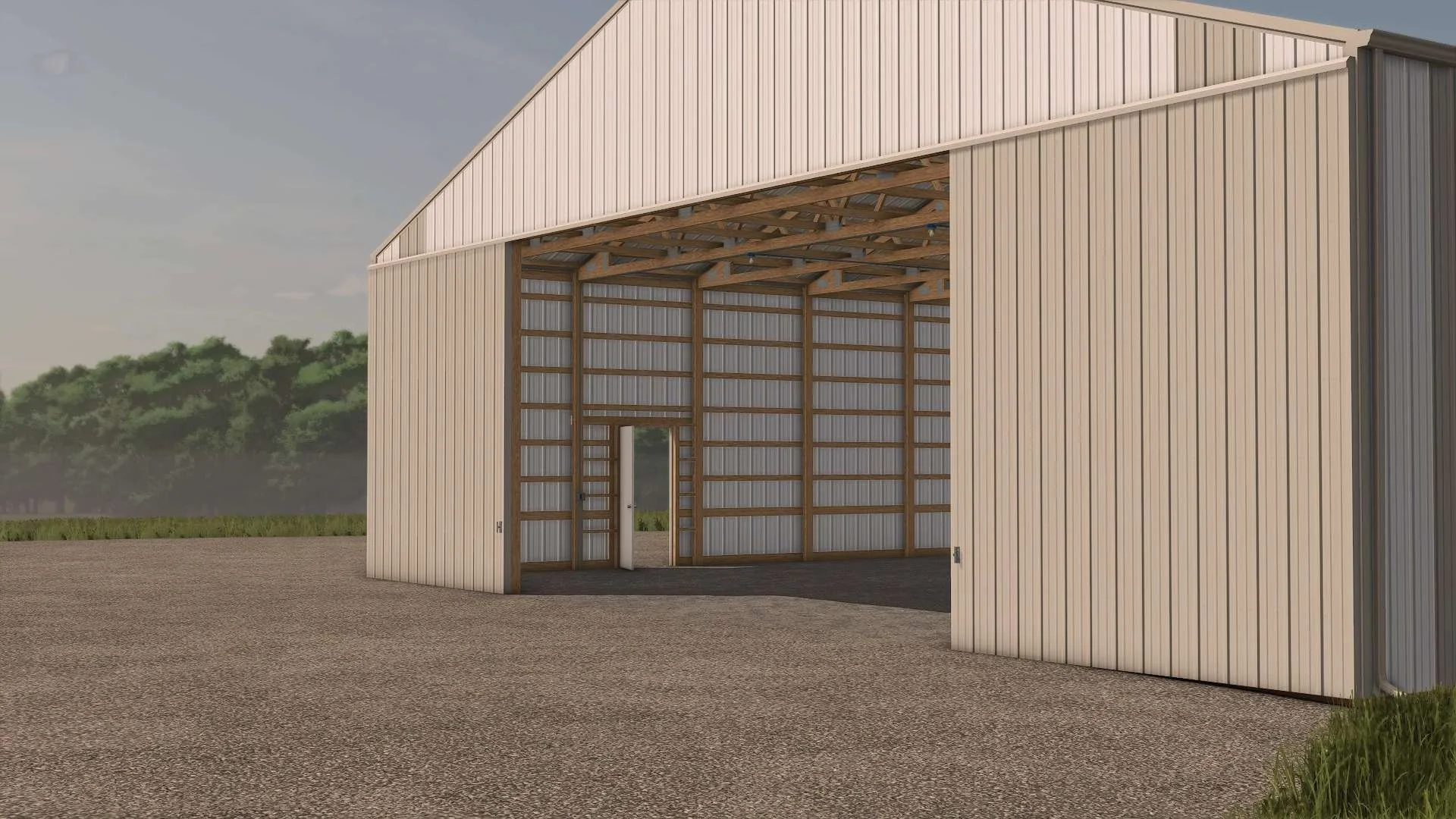 FS25 60×120 Shed v1.0 Objects Mod FS25 Mod Free Download