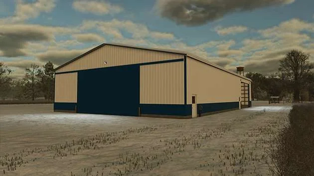 FS25 62×100 Cold Storage Shed v1.0 Objects Mod FS25 Mod Free Download