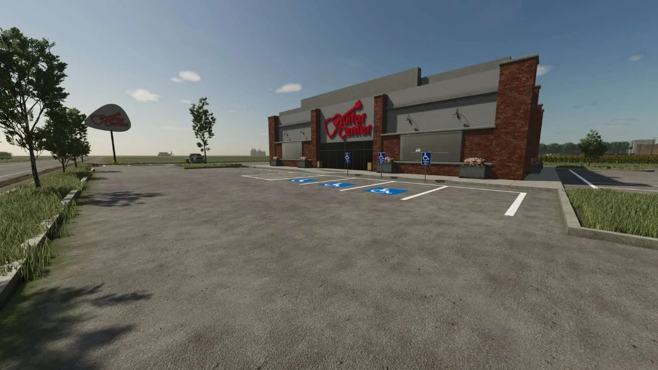 FS25 ACH25 Guitar Center v1.0 Objects Mod FS25 Mod Free Download