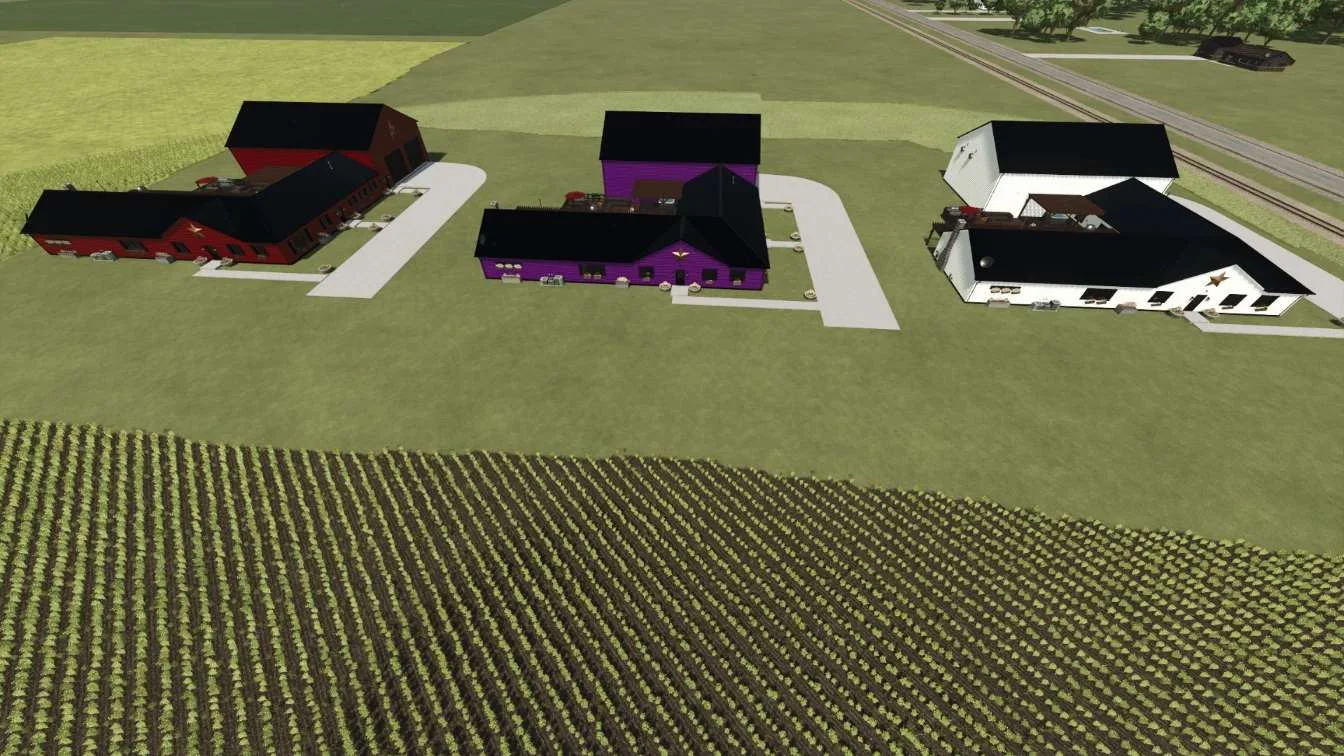 FS25 ACH25 House 3 Bed 3 Bath v1.0 Objects Mod FS25 Mod Free Download