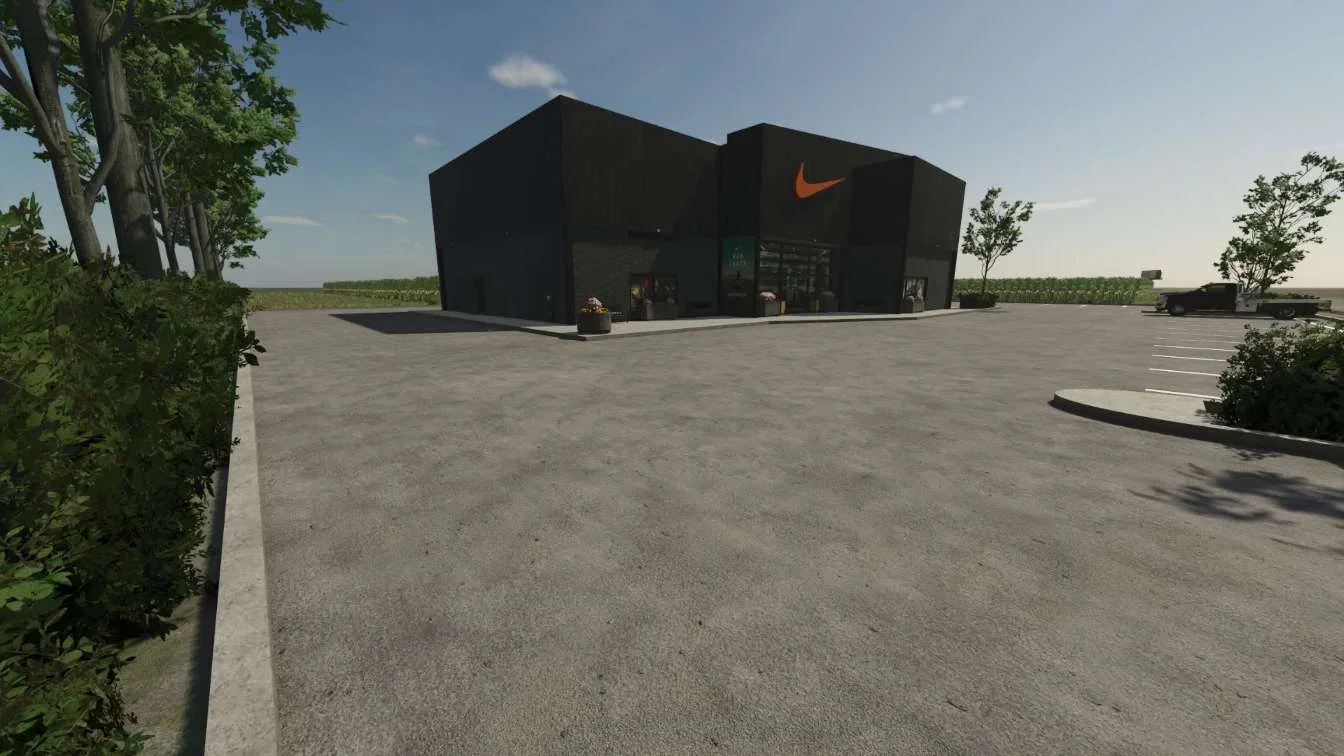 FS25 ACH25 Nike Outlet v1.0 Objects Mod FS25 Mod Free Download