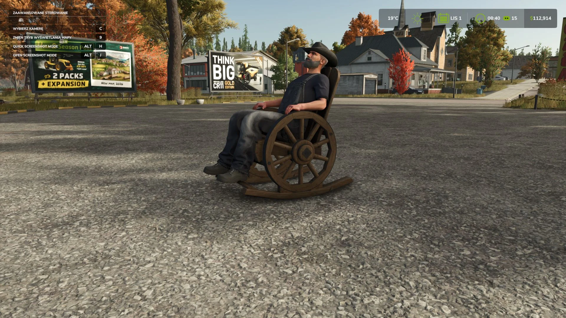 FS25 Adirondack Rocking Chair V1.0 Objects Mod FS25 Mod Free Download