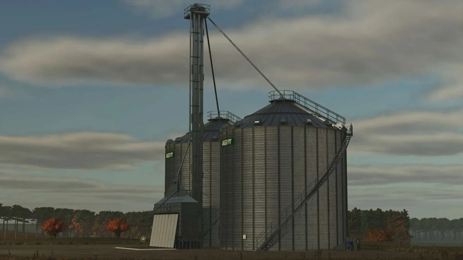 FS25 Agi Flat Bottom Bin Dryer v1.0 Objects Mod FS25 Mod Free Download