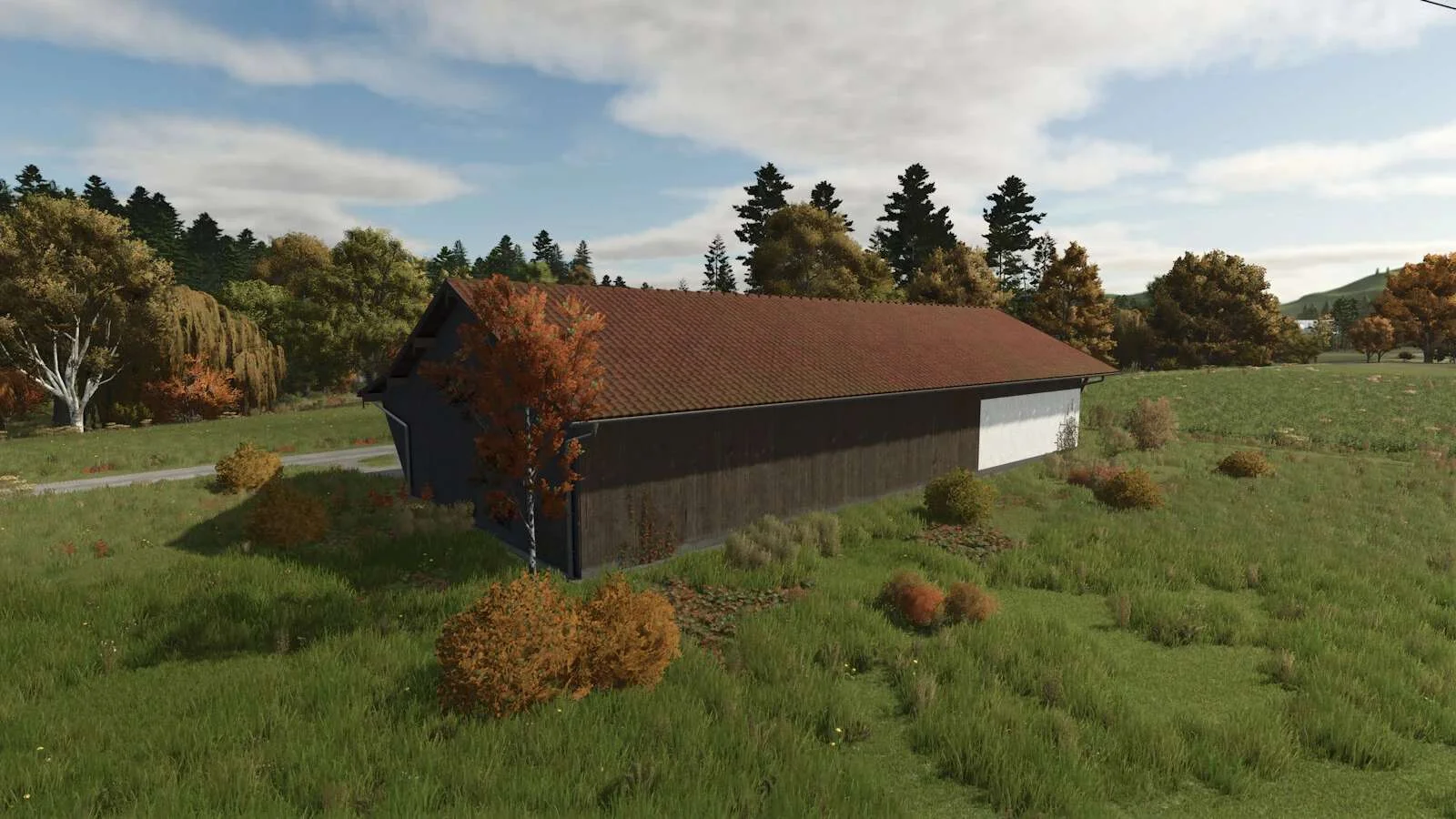 FS25 Agricultural Hall With Workshop v1.0 Objects Mod FS25 Mod Free Download