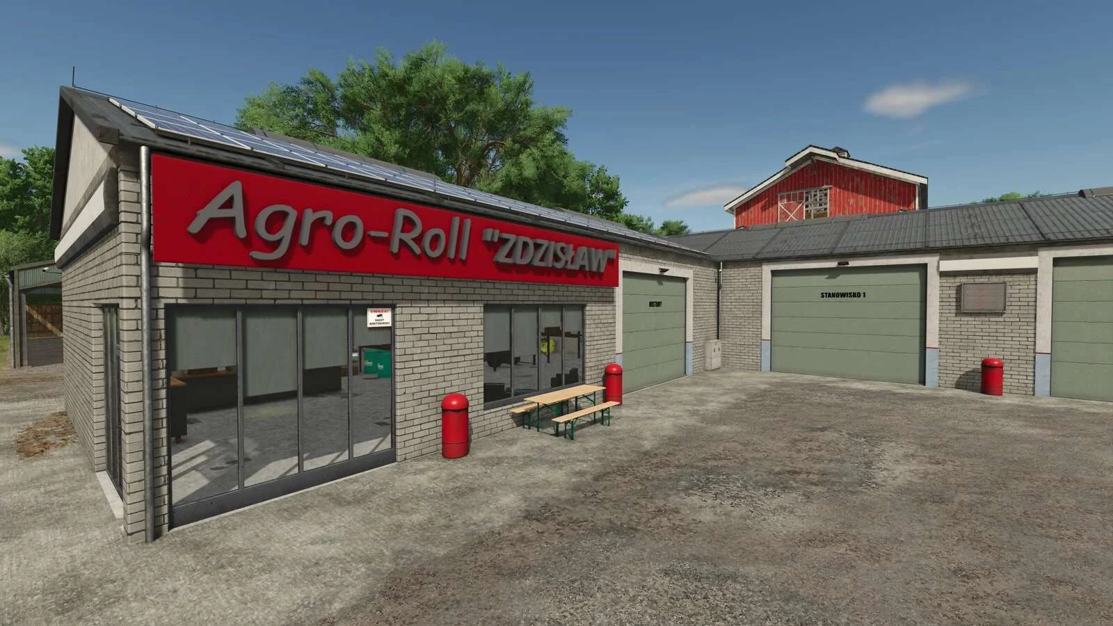 FS25 Agro-Roll Zdzislaw Workshop v1.0 Objects Mod FS25 Mod Free Download