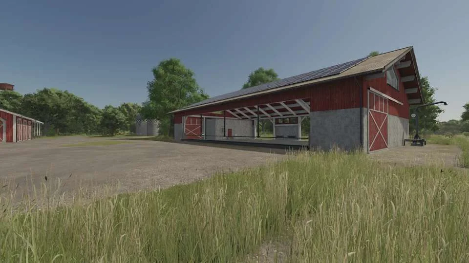 FS25 American Cow Barn V1.0.0.2 Objects Mod FS25 Mod Free Download