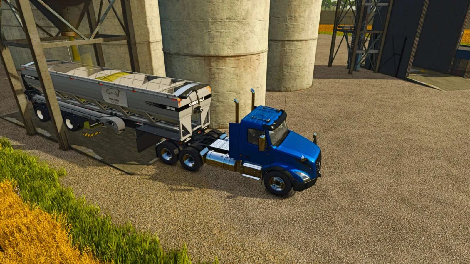 FS25 American Pig Feed Mill v1.0 Objects Mod FS25 Mod Free Download