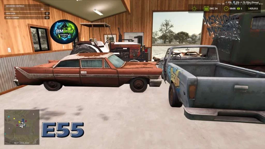 FS25 American scrap vehicles v1.0 Objects Mod FS25 Mod Free Download