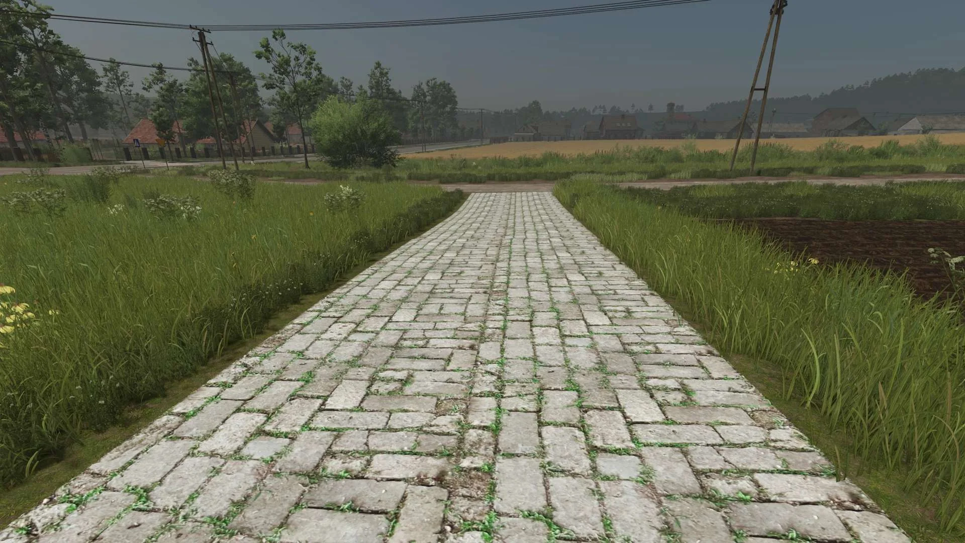 FS25 Asphalt and Paved Roads V1.0 Objects Mod FS25 Mod Free Download