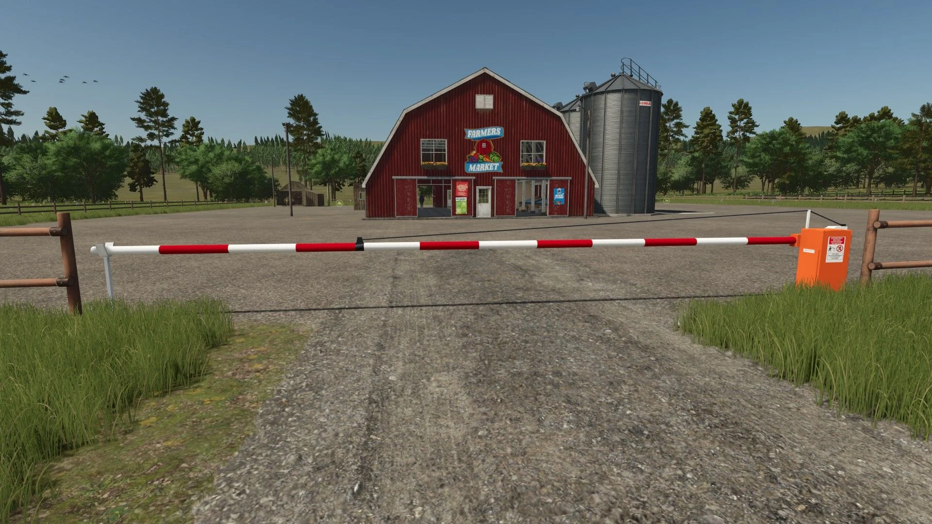 FS25 Automatic and manual barrier V1.0 Objects Mod FS25 Mod Free Download