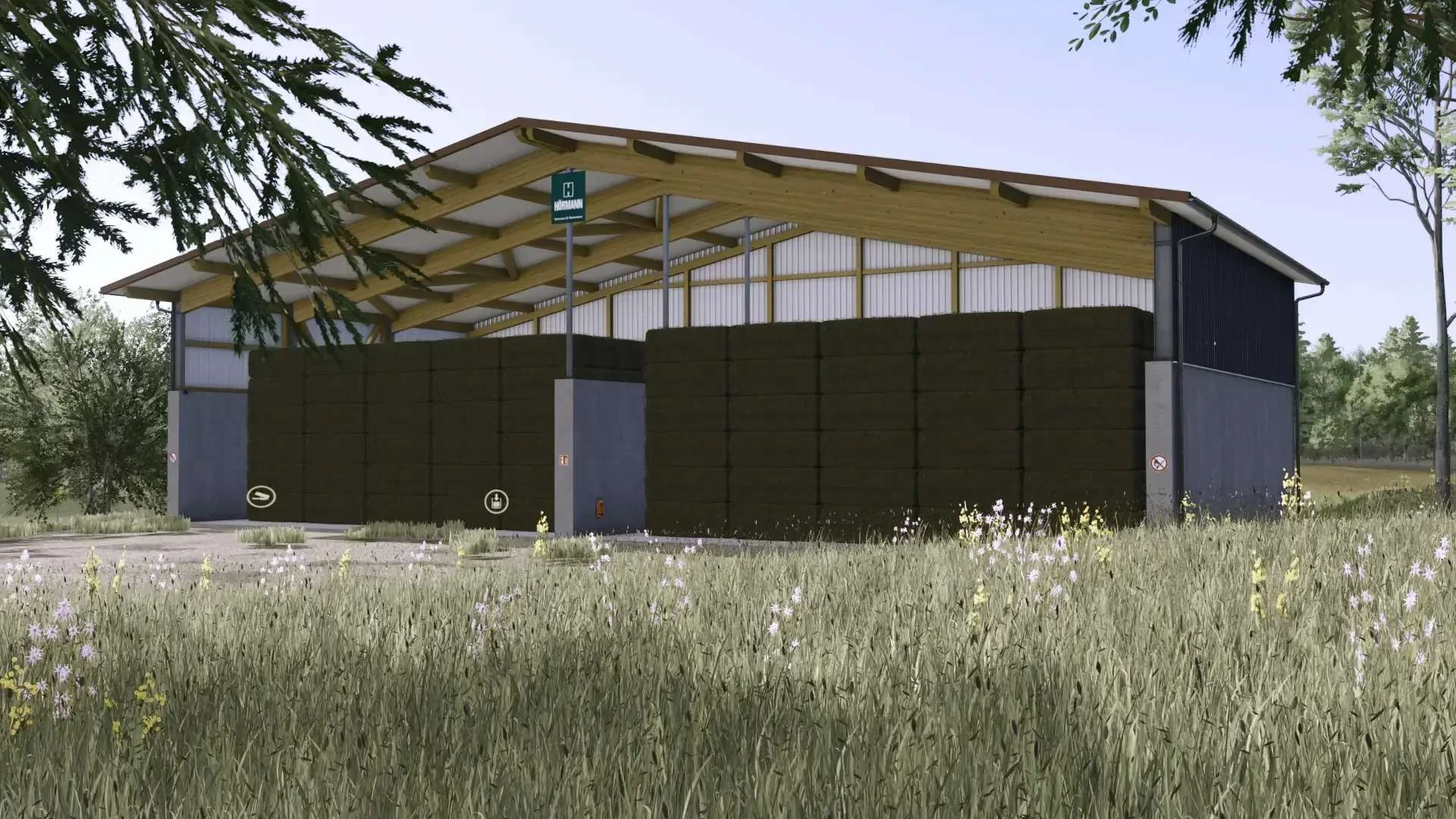 FS25 Bale Storage XXL v1.0 Objects Mod FS25 Mod Free Download