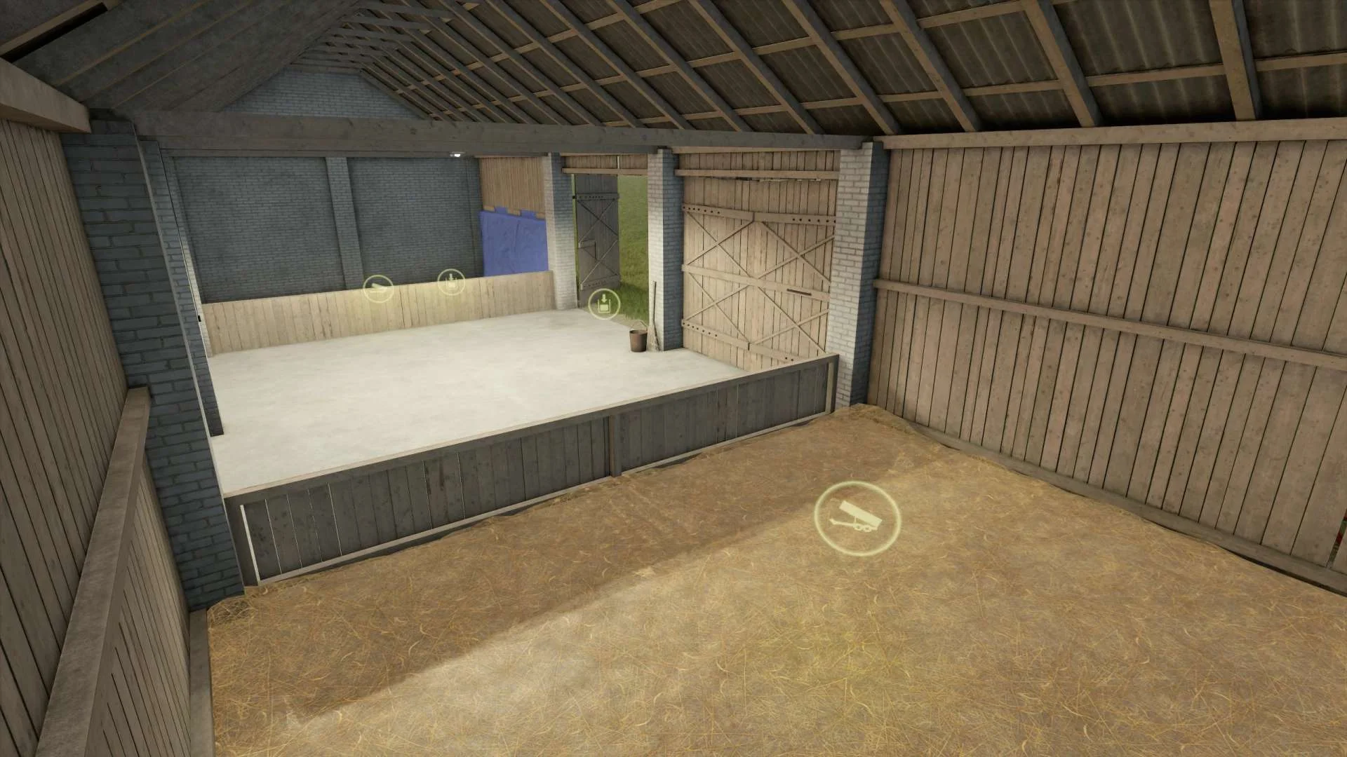 FS25 Barn 1969 v1.0 Objects Mod FS25 Mod Free Download