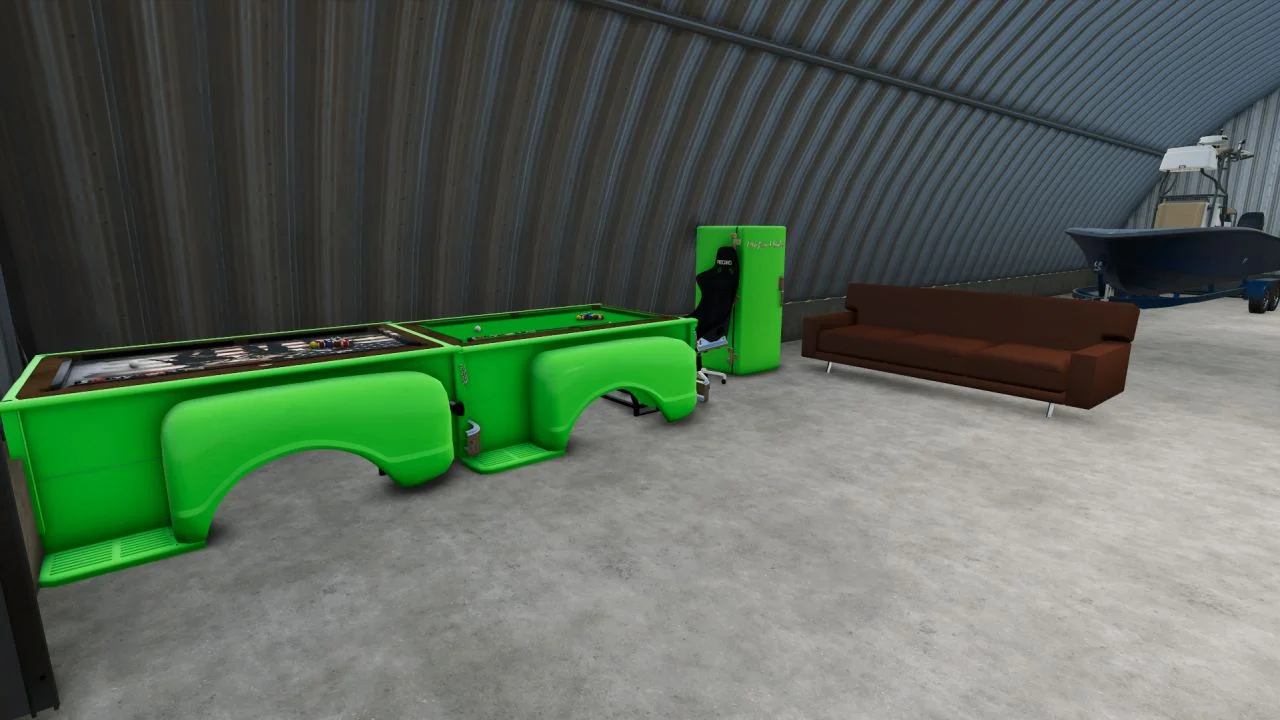 FS25 Basement furniture pack V1.0.1 Objects Mod FS25 Mod Free Download